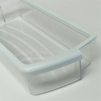 Clear Refrigerator Door Bin Shelf W/White Trim For W10321304 Whirlpool AP4700047 PS3489569