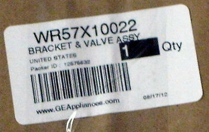 WR57X10022 Genuine GE Refrigerator Ice Water Solenoid Valve AP2071734 PS304364