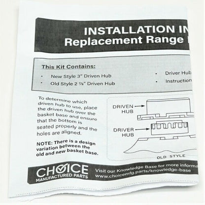 Washer Washing Machine Basket Drive Hub Kit for Whirlpool W10820039