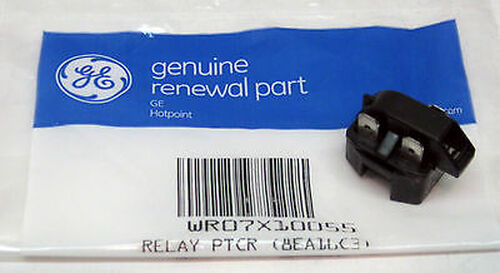 WR07X10055 Genuine GE Refrigerator Compressor Relay Protector PS963826 AP3772916