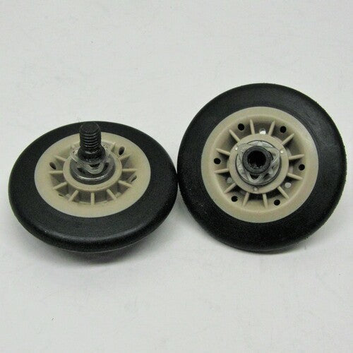2 PACK of 134715900 for Electrolux Frigidaire Dryer Drum Roller Wheel and Shaft