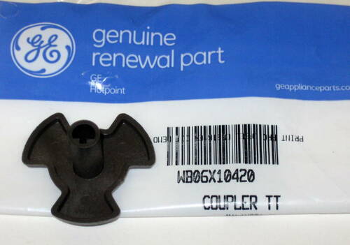 WB06X10420 Genuine GE Microwave Coupler for Turntable Tray Dish AP3416049 PS651211
