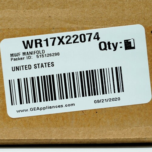 General Electric WR17X22074 Refrigerator MWF BiPass Manifold and Tubes Asm GE