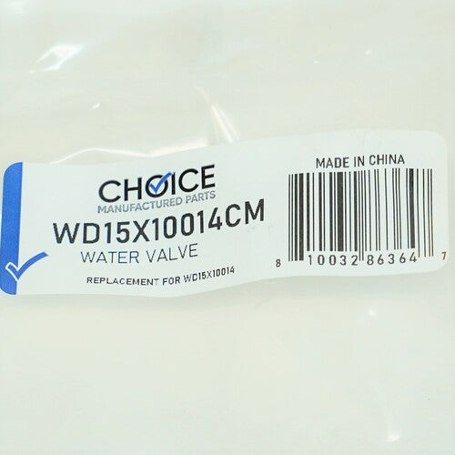 Choice Parts WD15X10014 for GE Dishwasher Water Inlet Solenoid Valve