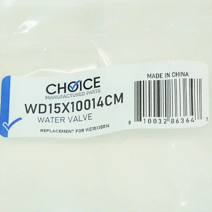 Choice Parts WD15X10014 for GE Dishwasher Water Inlet Solenoid Valve