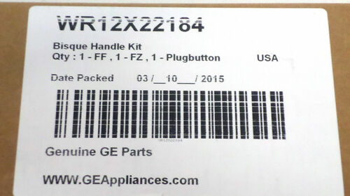 WR12X22184 GE Refrigerator/Freezer Bisque Door Handle Kit AP5949287 PS9864031