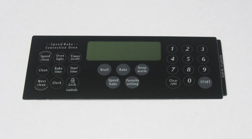 Oven Clock Overlay Pad 316419704 for Electrolux Frigidaire ERC Range Control