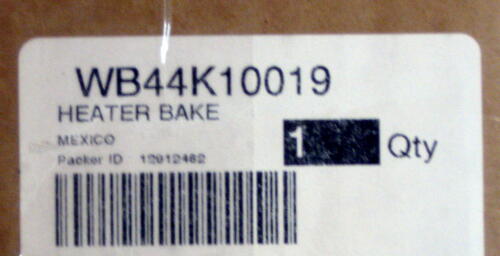 Range Oven Lower Bake Element Unit GE WB44K10019 AP3868848 PS1021507