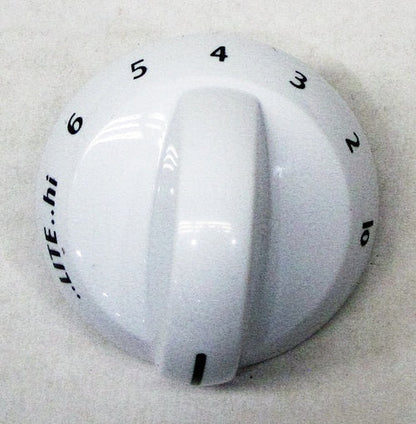 Range Burner Valve Knob White for Electrolux Frigidaire 316220000 AP2126481 PS439784