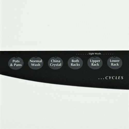 154459903 for Electrolux Frigidaire Dishwasher Touchpad Control Panel Insert