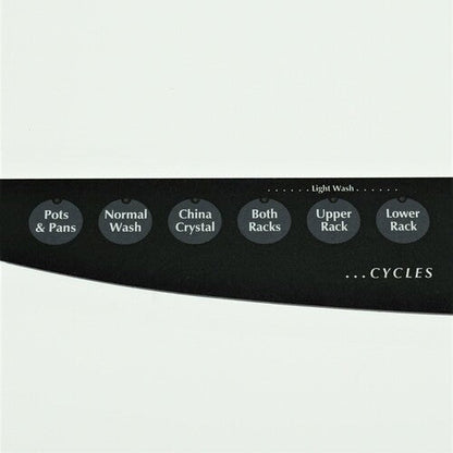 154459903 for Electrolux Frigidaire Dishwasher Touchpad Control Panel Insert