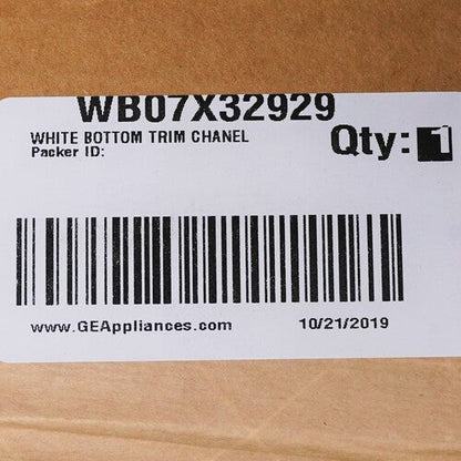 GE kenmore Range WB07X32929 White Bottom Trim Channel