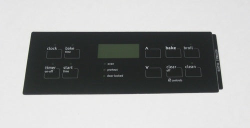 Oven Clock Overlay Pad 316419141 for Electrolux Frigidaire ERC Range Control