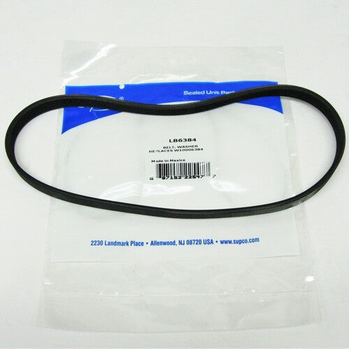 W10006384 Washer Belt for Whirlpool Kenmore Washing Machine AP4514411 PS2579381