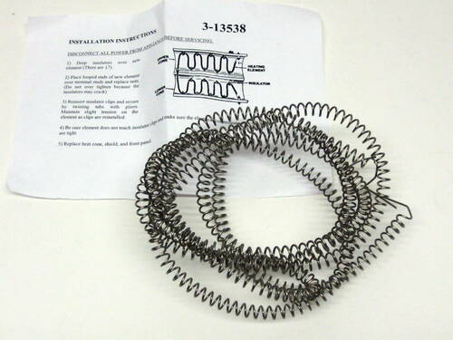 3-13538 for Maytag Dryer Heating Element String for 303404 (Supco DE13538)