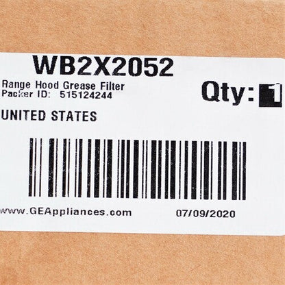 WB2X2052 Genuine GE General Electric Range Hood Vent Filter Dome Shape