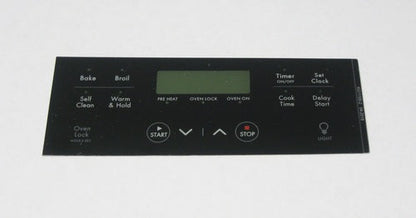 Oven Clock Overlay Pad 316633004 for Electrolux Frigidaire ERC Range Control