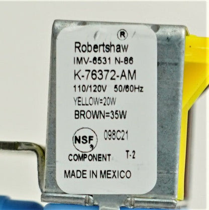 Choice Parts 67006531 for Whirlpool Refrigerator Water Inlet Solenoid Valve
