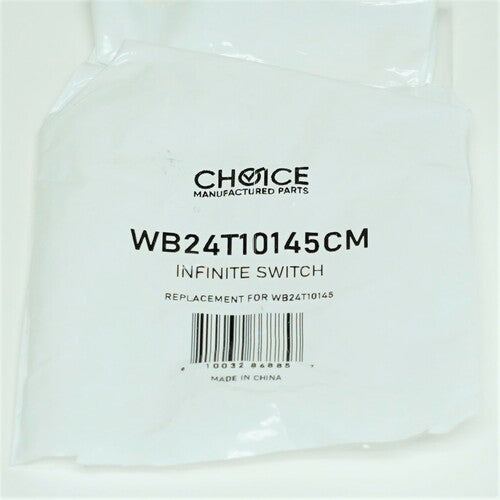 Choice Parts WB24T10145 for GE Range Burner Infinite Control Switch