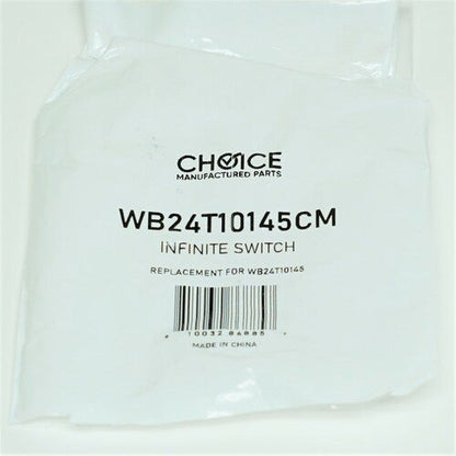 Choice Parts WB24T10145 for GE Range Burner Infinite Control Switch