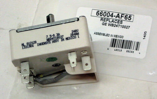 WB24T10027 for GE Electric Range Burner Unit Infinite Switch AP2024074 PS236752