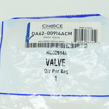 Choice Parts DA62-00914A for Samsung Refrigerator Water Solenoid Valve