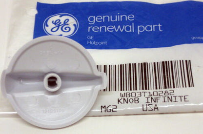 WB03T10282 Genuine GE Stove Range White Burner Knob AP4345833 PS2321074