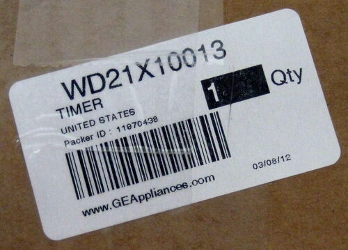 WD21X10013 Genuine GE Dishwasher Timer Control new AP2039699 PS260070