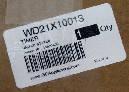 WD21X10013 Genuine GE Dishwasher Timer Control new AP2039699 PS260070
