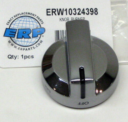 Gas Cooktop Range Burner Knob for Whirlpool Kitchenaid W10324398 AP5631314 PS3654555