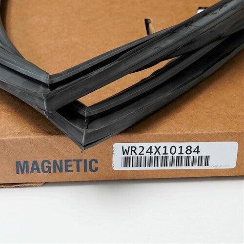 GE WR24X10184 Refrigerator Door Gasket Magnetic Black Seal