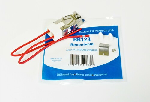 12001676_4_PAK Range Burner Receptacle for Whirlpool Jenn Air Maytag Roper