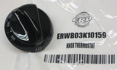 WB03K10159 for GE Range Oven Thermostat Knob Black AP3775476 PS952152