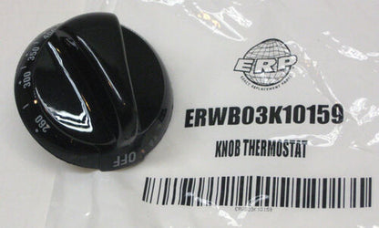 WB03K10159 for GE Range Oven Thermostat Knob Black AP3775476 PS952152
