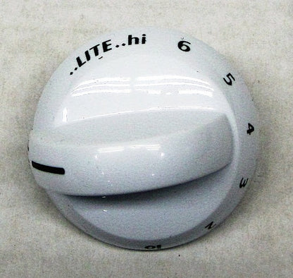 Range Burner Valve Knob White for Electrolux Frigidaire 316220000 AP2126481 PS439784