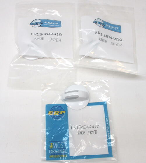 134844410 3pk for Frigidaire Dryer Start Knob for 134034910 PS2330885 AP4339026