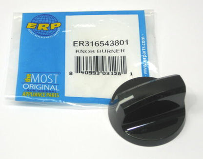 Range Burner Knob for Electrolux Frigidaire 316543801 AP4560679 PS2581841