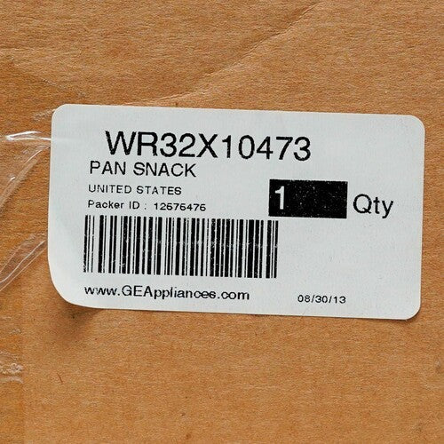 GE Refrigerator Snack Pan White WR32X10473 (WR32X28066 WR32X30002)