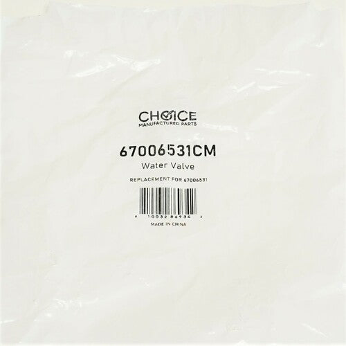 Choice Parts 67006531 for Whirlpool Refrigerator Water Inlet Solenoid Valve