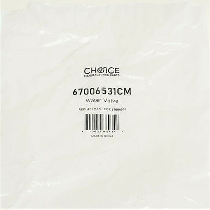 Choice Parts 67006531 for Whirlpool Refrigerator Water Inlet Solenoid Valve