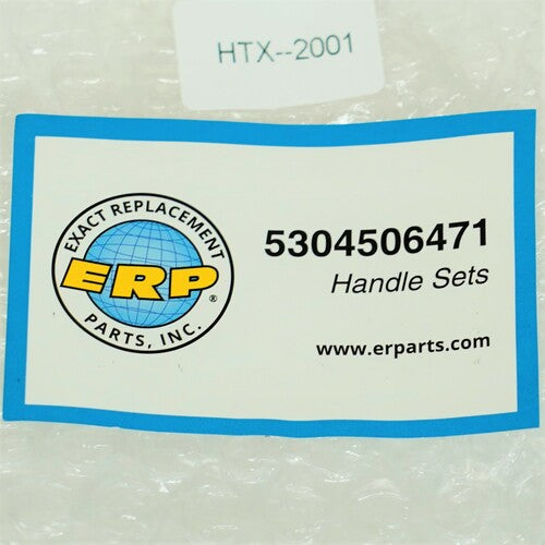 ERP 5304506471 for Frigidaire Refrigerator Freezer Black Door Handle Set