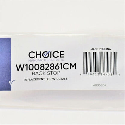 Dishwasher Rack Stop for Whirlpool WPW10082861 W10082861