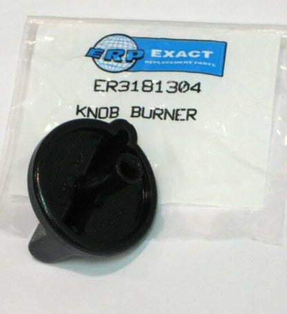 WP3181304 for Whirlpool Kitchenaid Gas Range Burner Knob Black PS337765 AP2925224