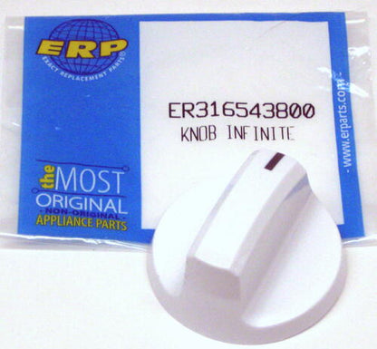 Electric Range Burner Control Knob for Electrolux 316543800 AP4564286 PS2581840
