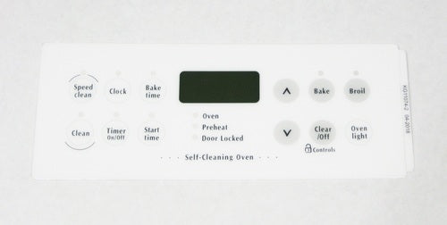Oven Clock Overlay Pad 316419304 for Electrolux Frigidaire ERC Range Control