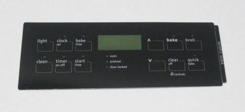 Oven Clock Overlay Pad 316419353 for Electrolux Frigidaire ERC Range Control