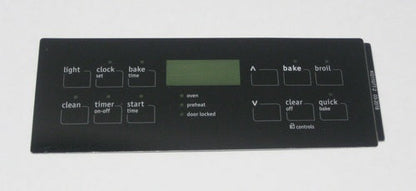 Oven Clock Overlay Pad 316419353 for Electrolux Frigidaire ERC Range Control