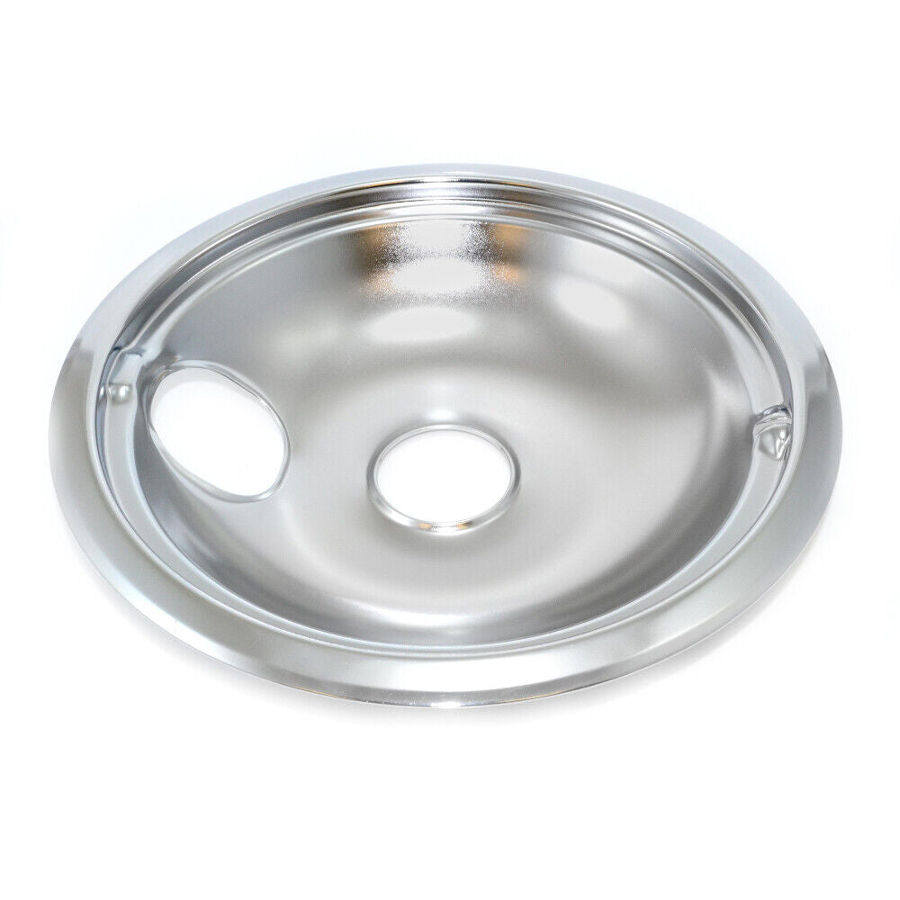 GE WB31M15 GE Kenmore Stove 8 Inch Chrome Burner Bowl Drip Pan PS244370