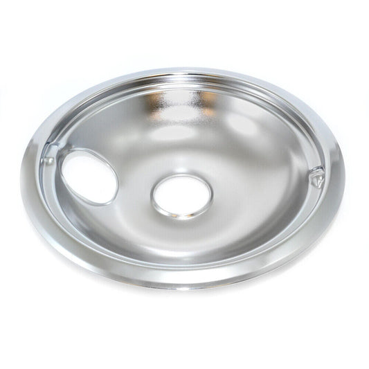 GE WB31M15 GE Kenmore Stove 8 Inch Chrome Burner Bowl Drip Pan PS244370